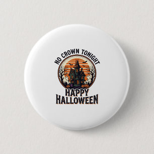Griezelige Halloween-trui met spookachtige herenhu Ronde Button 5,7 Cm