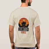 Griezelige Halloween-trui - Retro Spookhuis T-shirt (Achterkant)