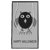 Griezelige Halloween-uil cadeautas (Voorkant)