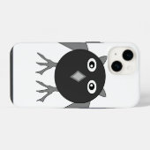 Griezelige Halloween Uil iPhone Hoesje (Achterkant horizontaal)