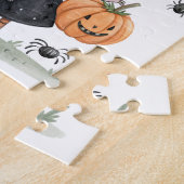 Griezelige Halloween-verjaardagspuzzel Legpuzzel (Zijkant)