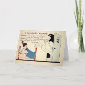  griezelige Halloween Warning Kaart (Voorkant)