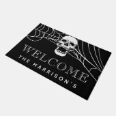 Griezelige Halloween welkom Deurmat (Schuin)