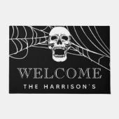 Griezelige Halloween welkom Deurmat (Voorkant)