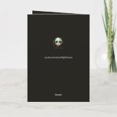 Griezelige Halloween woensdag pop Surrealistische  Feestdagen Kaart (Achterkant)