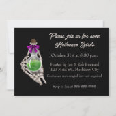 Griezelige Halloweenfeest Uitnodiging (Voorkant)