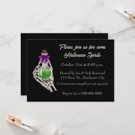 Griezelige Halloweenfeest Uitnodiging