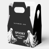 Griezelige Halloweenfeestbehandeling met spook Bedankdoosjes (Geopend)