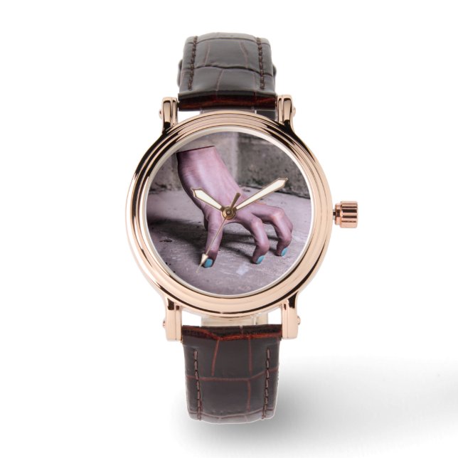 Griezelige hand horloge (Voorkant)