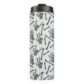 Griezelige Handen Botten Thermische Tumbler Thermosbeker (Voorkant)