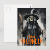 griezelige heks briefkaart (Voorkant / Achterkant)
