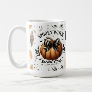 Griezelige Heks Koffiemok – Herfst Pompoen Design