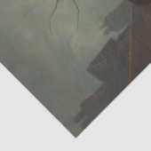 Griezelige heks met gloeiende ogen - spookachtige tissuepapier (Detail)