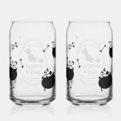Griezelige Hekserige Esthetische Bierblik Glas (Rechts)