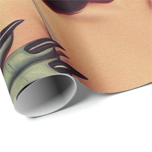 griezelige horrorkunst cadeaupapier (Rol Hoek)