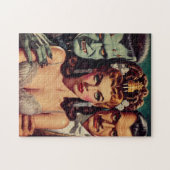 griezelige horrorkunst legpuzzel (Horizontaal)