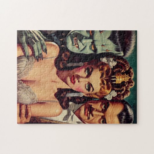  griezelige horrorkunst legpuzzel (Horizontaal)