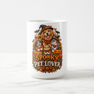 Griezelige Huisdierliefhebber Lieve Halloween Hond Koffiemok