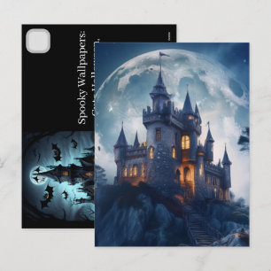 Griezelige iPhone-wallpapers: Cute Halloween, vint Feestdagenkaart