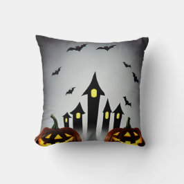 Griezelige Jack o' Lantern Halloween Decoratie Kussen