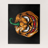 Griezelige Jack-O-Lantern Legpuzzel (Verticaal)