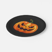 Griezelige Jack-o'-Lantern Pompoen Halloween Bord (Gekanteld)