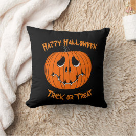 Griezelige Jack O' Lantern Worp Kussen