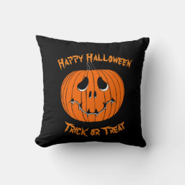 Griezelige Jack O' Lantern Worp Kussen
