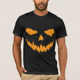 Griezelige Jack O'Lantern Glimlach-Donkere Hallowe T-shirt