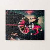 Griezelige Jester Legpuzzel (Horizontaal)
