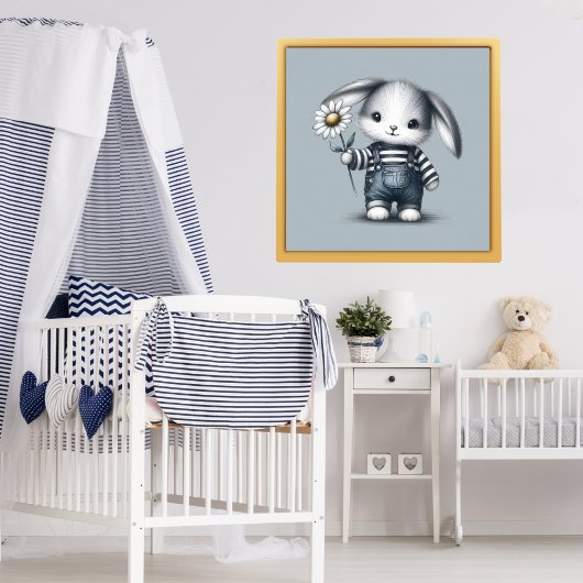 Griezelige Jonge Konijn Poster