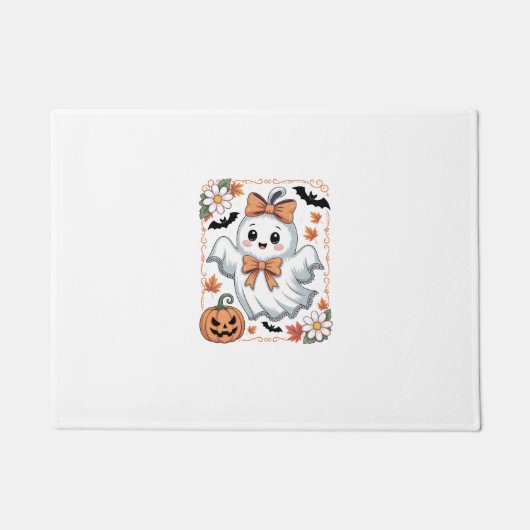 Griezelige Kant Geest Halloween Deurmat (Voorkant)