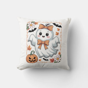 Griezelige Kant Geest Halloween Kussen