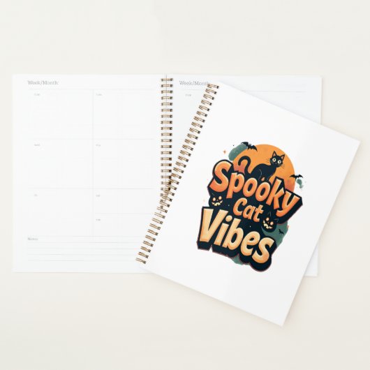 Griezelige Kat Sfeer Planner (Display)