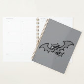 Griezelige Kawaii Boze Vampier Vleermuis Planner (Display)