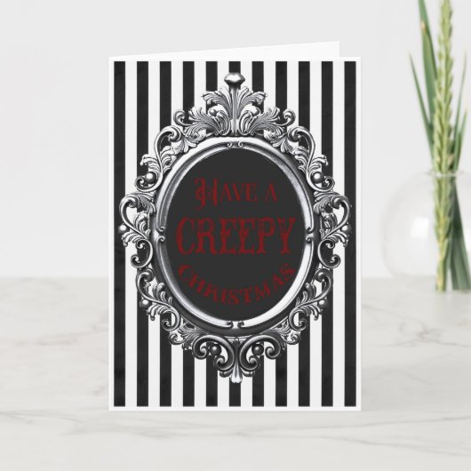 griezelige kerst Kaart (Voorkant)