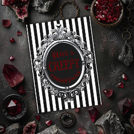 griezelige kerst Kaart