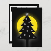 Griezelige Kerstboom Feestdagenkaart (Voorkant / Achterkant)