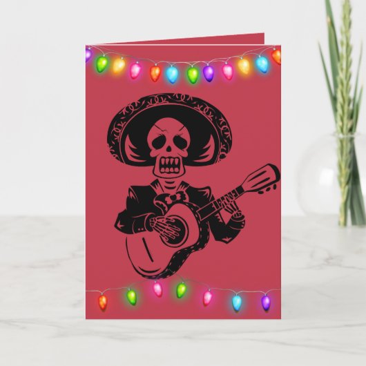 GRIEZELIGE KERSTKAARTEN IN GOTISCHE STIJL KAART (Voorkant)