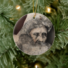 Griezelige Kerstman Keramische Kerst Ornament