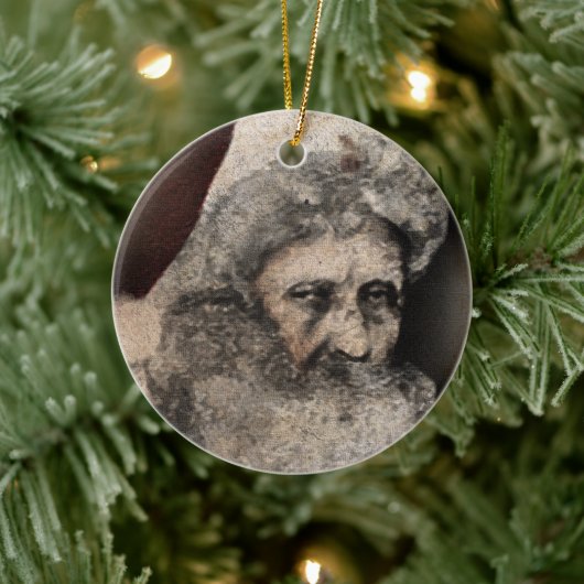 Griezelige Kerstman Keramische Kerst Ornament (Boom)