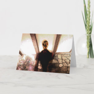 Griezelige Kerstmis Feestdagen Kaart