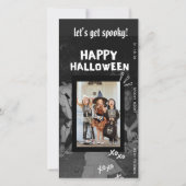 Griezelige Kinderen Halloween Feest Uitnodiging Te (Voorkant)
