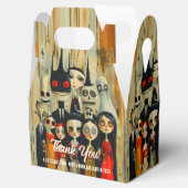  griezelige kleurrijke spookachtige tijd Halloween Bedankdoosjes (Geopend)