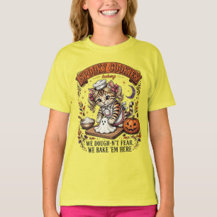 Griezelige Koekjes Bakker Kitten Bakkerij HALLOWEE T-shirt
