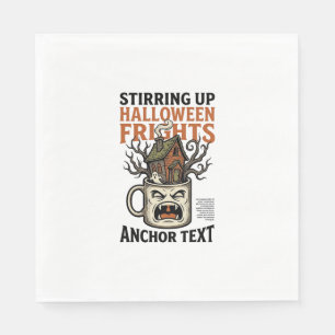 Griezelige Koffie Halloween Geheime Mok Grafisch S Servet