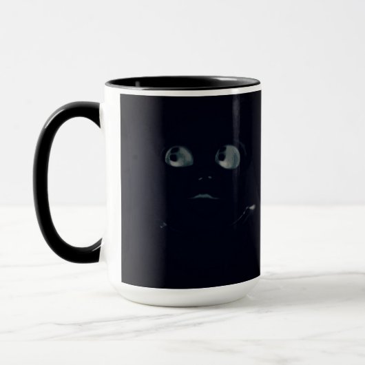 Griezelige koffie mok (Links)