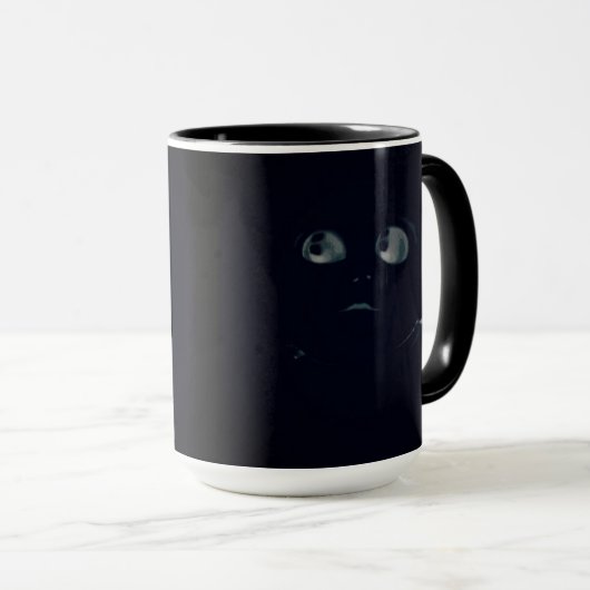 Griezelige koffie mok (Voorkant rechts)
