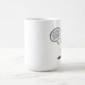 Griezelige koffieboon koffiemok (Center)