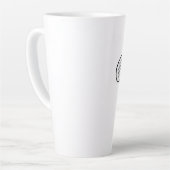 Griezelige koffieboon latte mok (Linkerhoek)